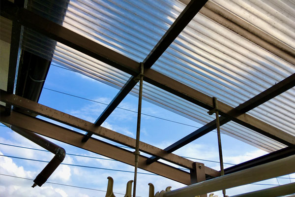 被害の箇所〜軒下